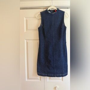 Spanx Denim Seamed Shift Dress